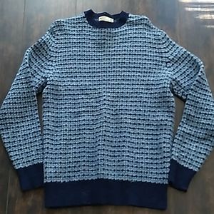 BRAEMAR handknit Scottish shetland wool sweater M